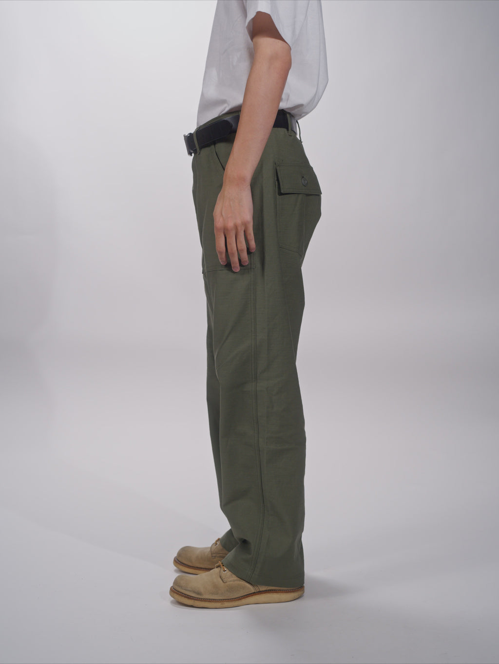 ＜GHI#26551＞Back Satin Fatigue Pants 'STANDARD'