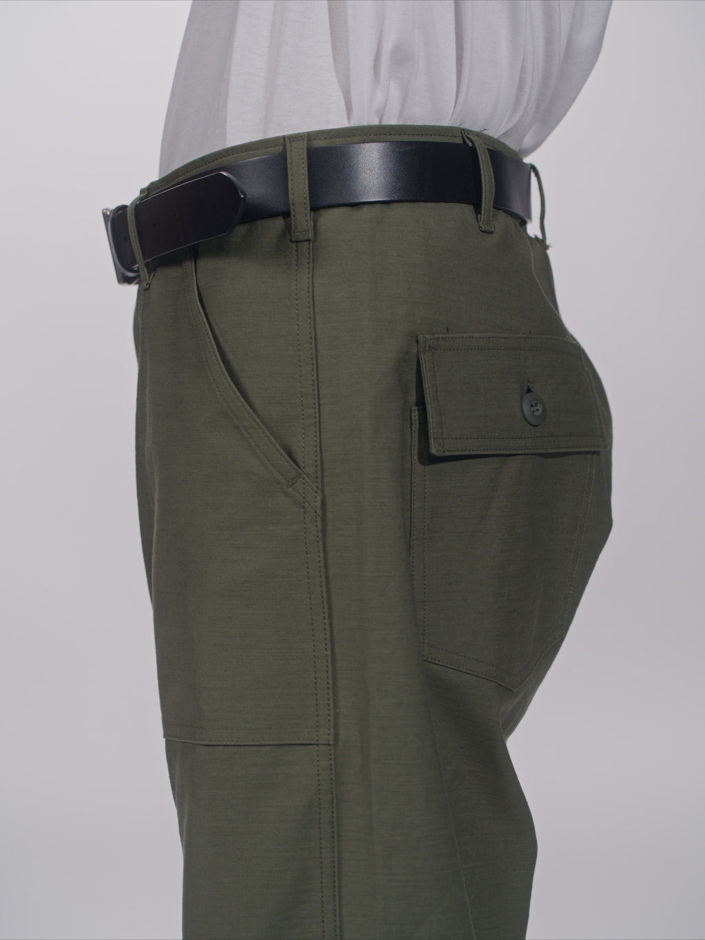 ＜GHI#26551＞Back Satin Fatigue Pants 'STANDARD'