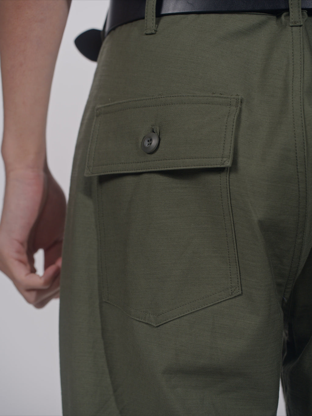 ＜GHI#26551＞Back Satin Fatigue Pants 'STANDARD'
