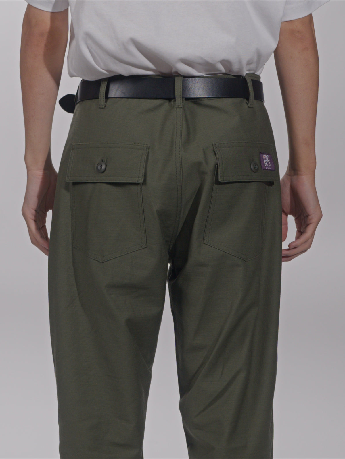 ＜GHI#26551＞Back Satin Fatigue Pants 'STANDARD'