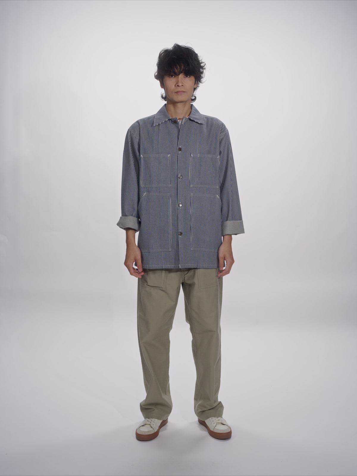 ＜GHI#26551＞Back Satin Fatigue Pants 'STANDARD'