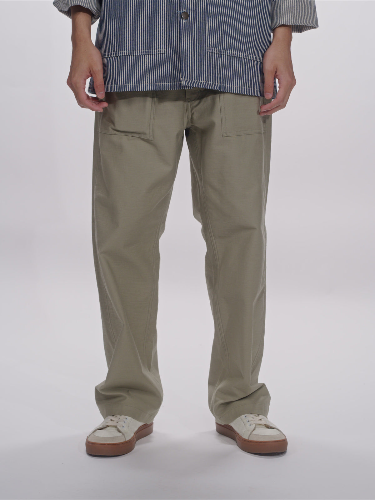 ＜GHI#26551＞Back Satin Fatigue Pants 'STANDARD'