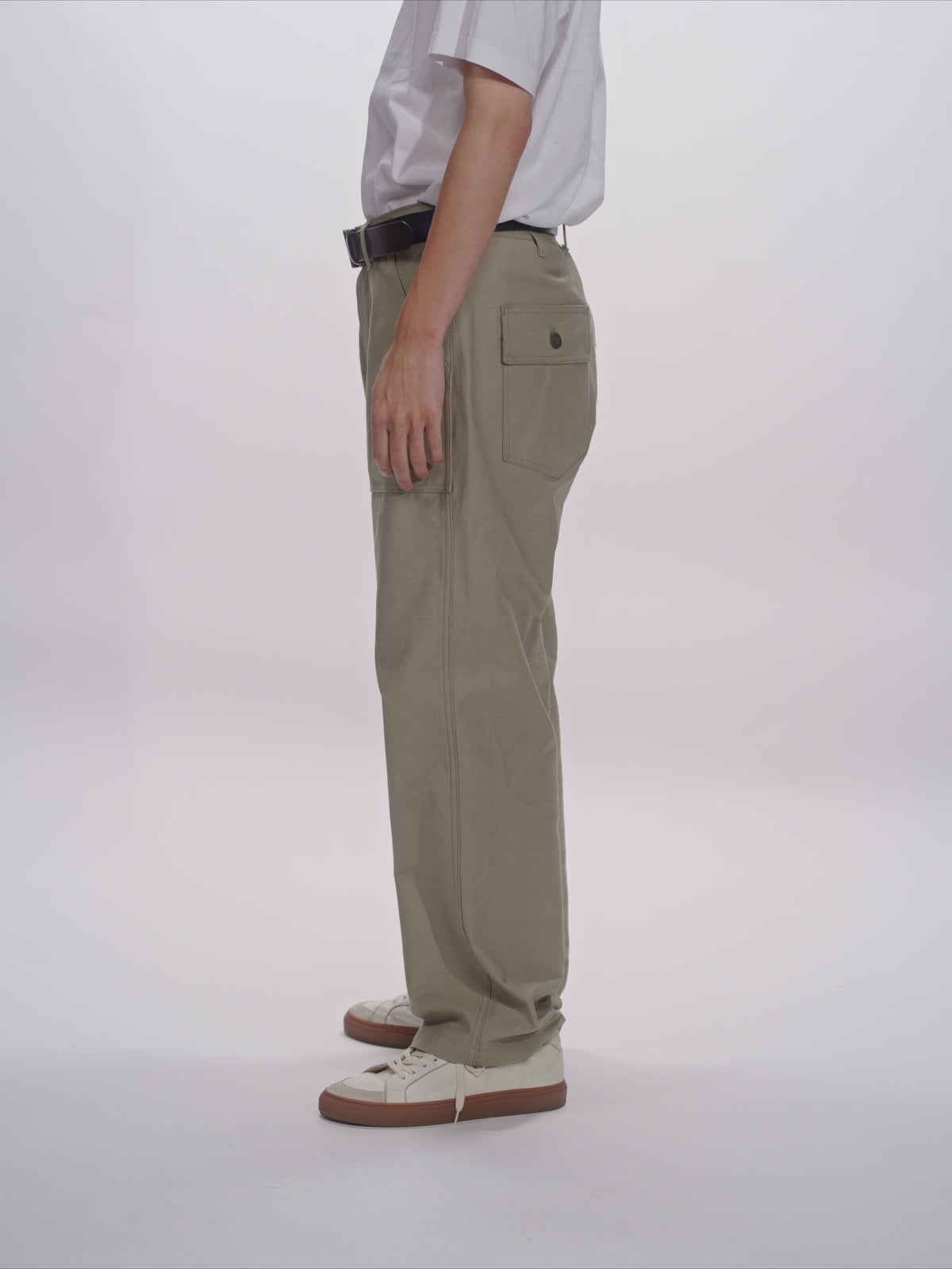 ＜GHI#26551＞Back Satin Fatigue Pants 'STANDARD'