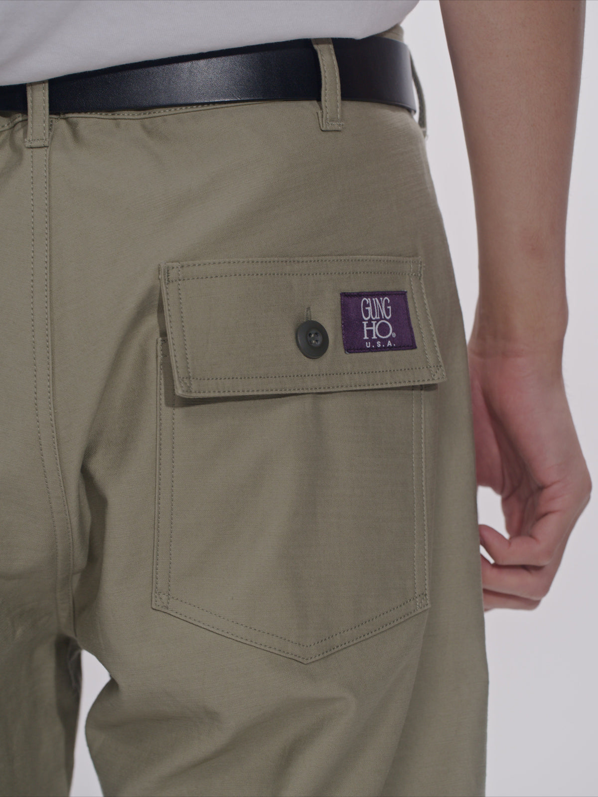 ＜GHI#26551＞Back Satin Fatigue Pants 'STANDARD'