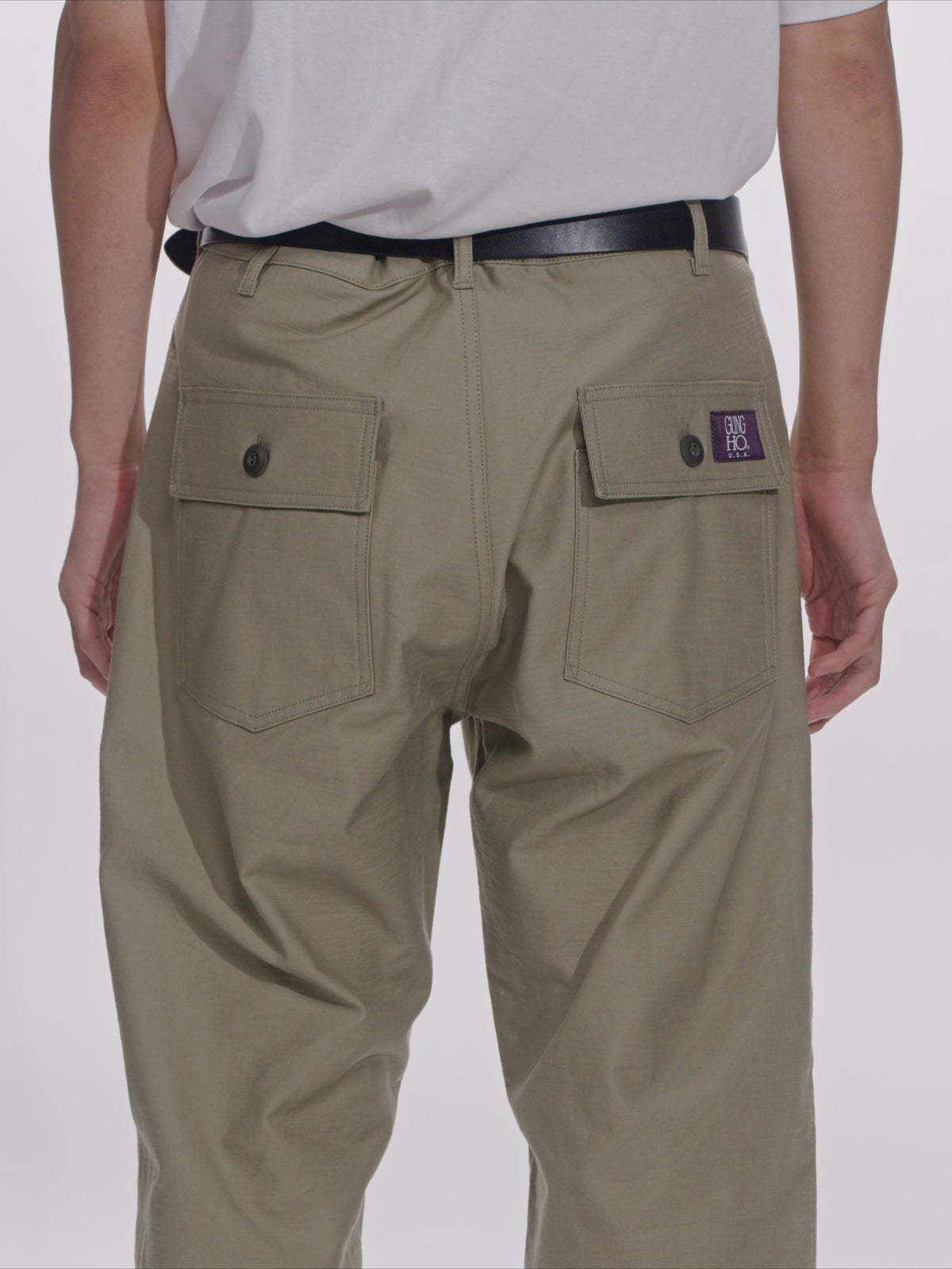 ＜GHI#26551＞Back Satin Fatigue Pants 'STANDARD'