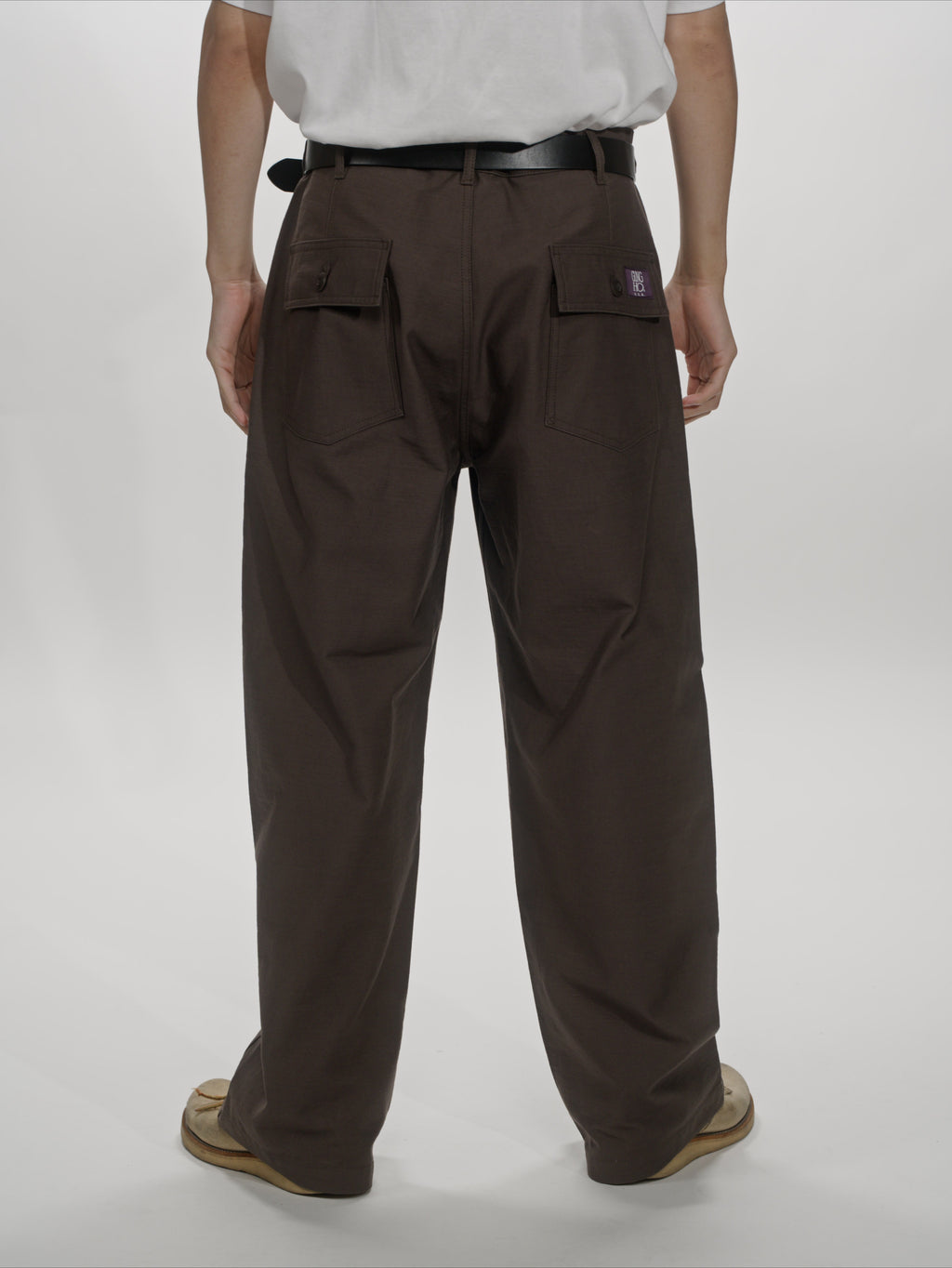 ＜GHI#26552＞ Back Satin Fatigue Pants 'BAGGY'