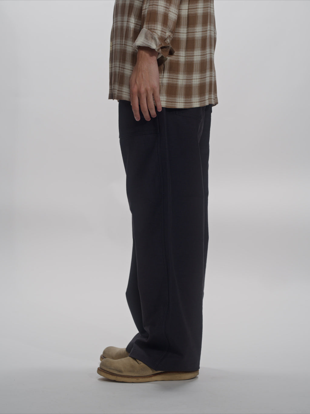 ＜GHI#26552＞ Back Satin Fatigue Pants 'BAGGY'