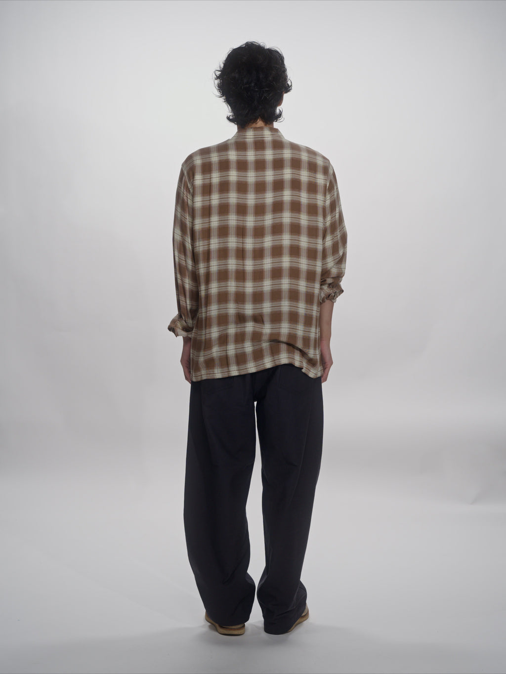 ＜GHI#26552＞ Back Satin Fatigue Pants 'BAGGY'