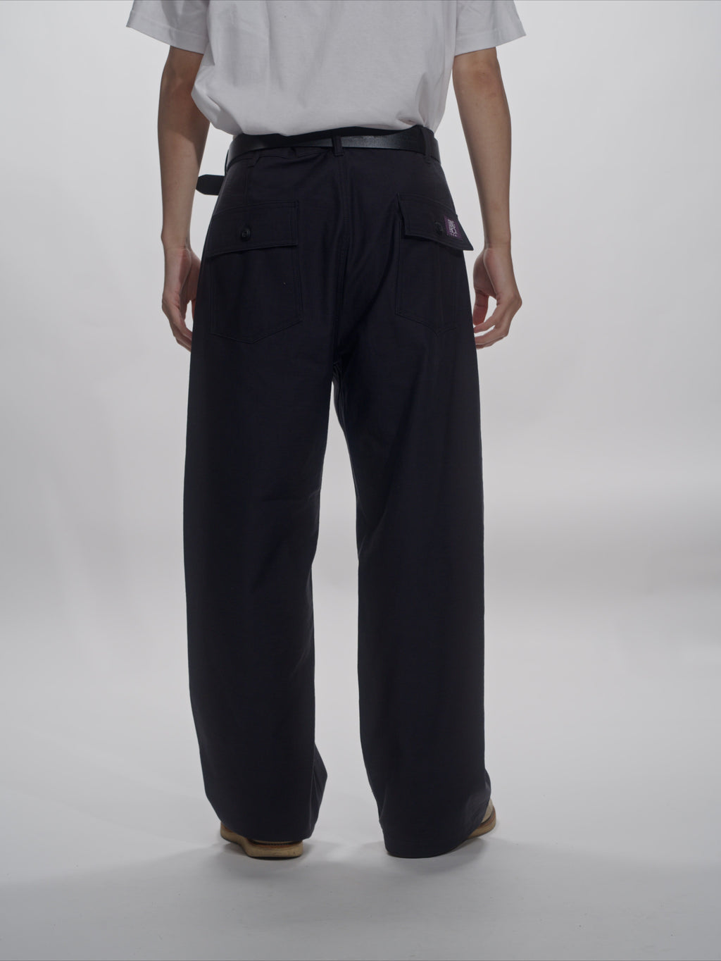 ＜GHI#26552＞ Back Satin Fatigue Pants 'BAGGY'