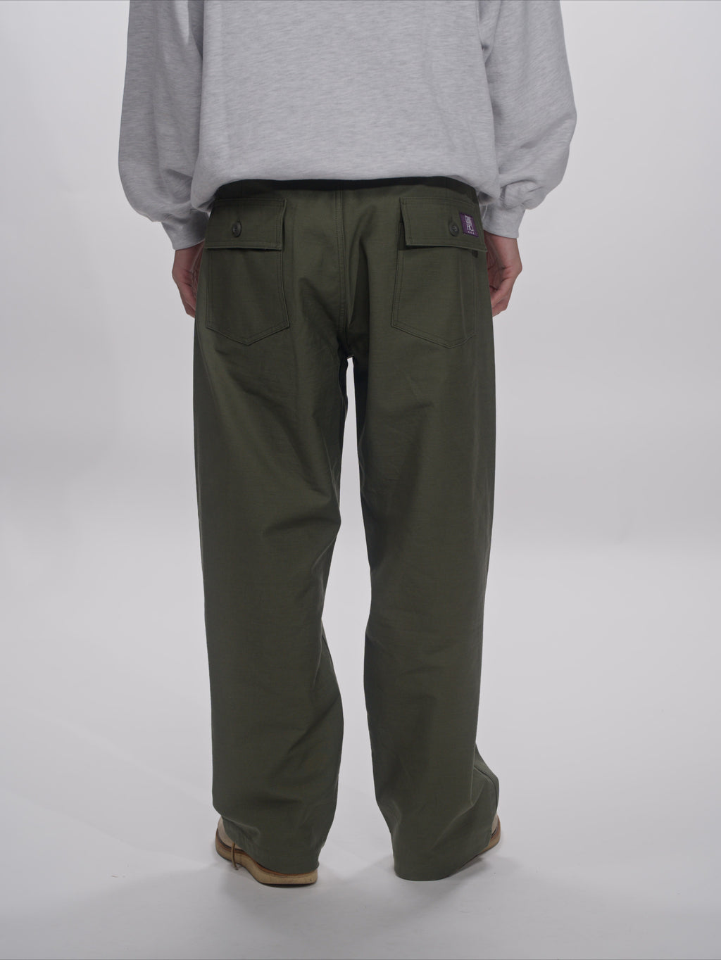 ＜GHI#26552＞ Back Satin Fatigue Pants 'BAGGY'