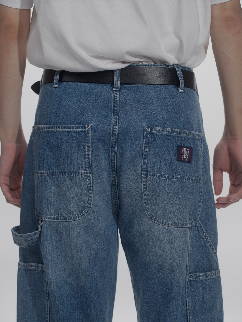 ＜GHI#26557＞ 11.5oz Cotton Denim Painter Pants 'CARPENTER'