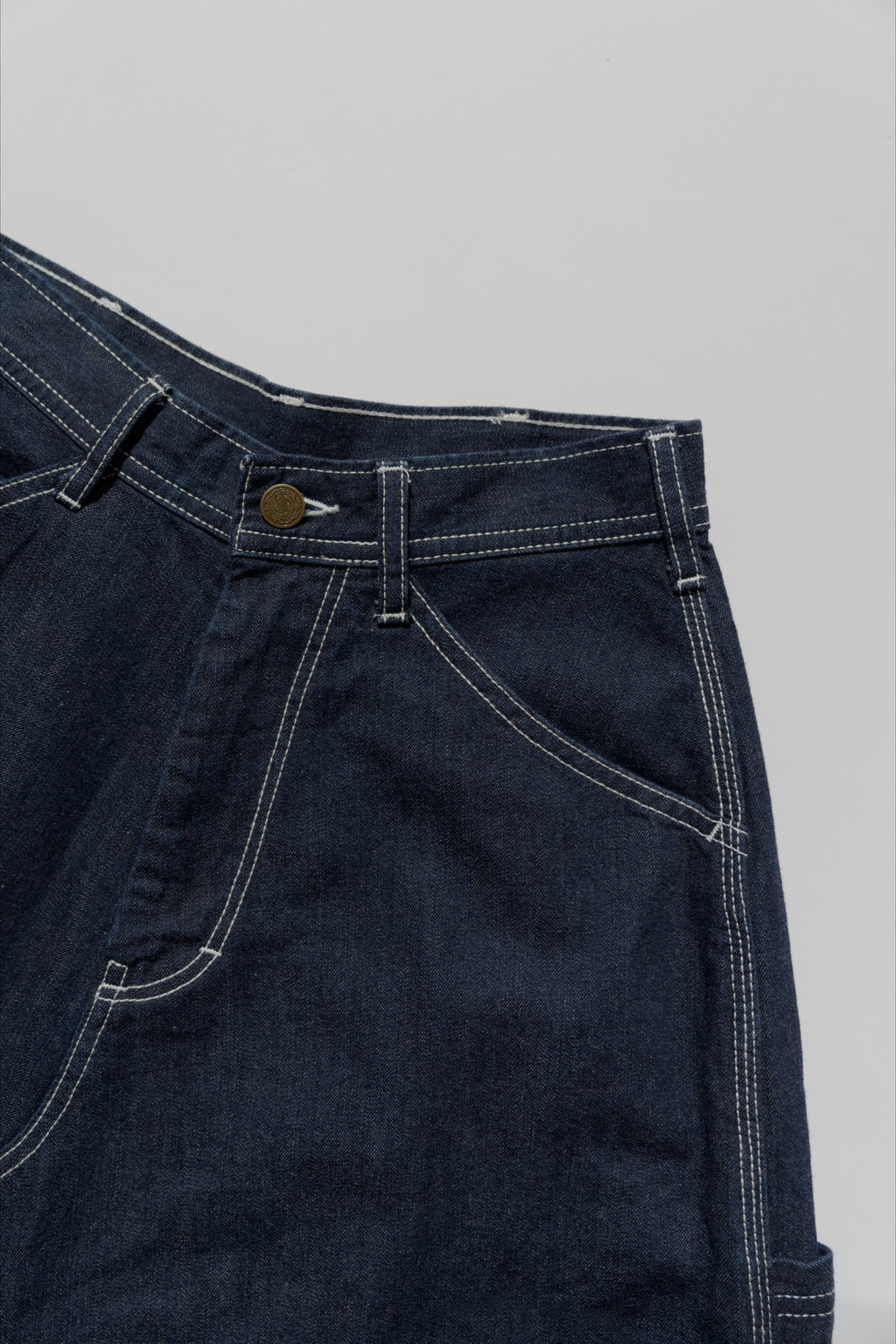 ＜GHI#26558W＞11.5oz Cotton Denim Painter Skirt 'CARPENTER'
