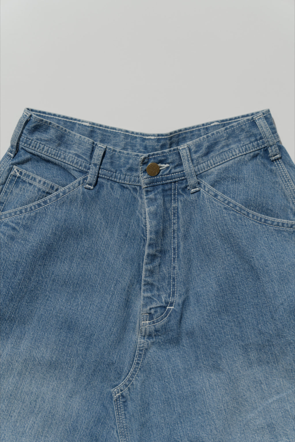 ＜GHI#26558W＞11.5oz Cotton Denim Painter Skirt 'CARPENTER'