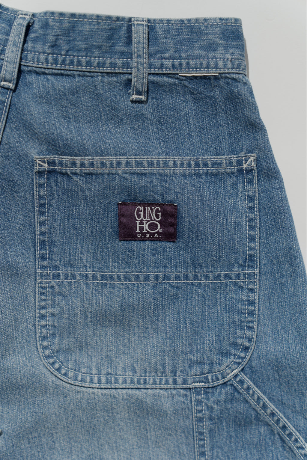 ＜GHI#26558W＞11.5oz Cotton Denim Painter Skirt 'CARPENTER'