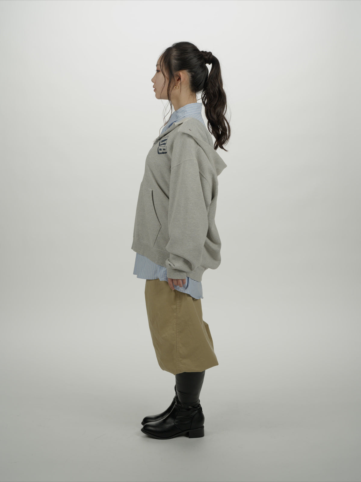＜BC#26606＞ Vtg. Cut off Sweat Hoodie
