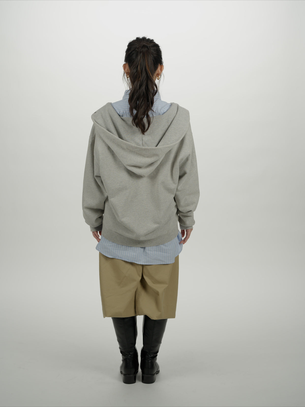 ＜BC#26606＞ Vtg. Cut off Sweat Hoodie