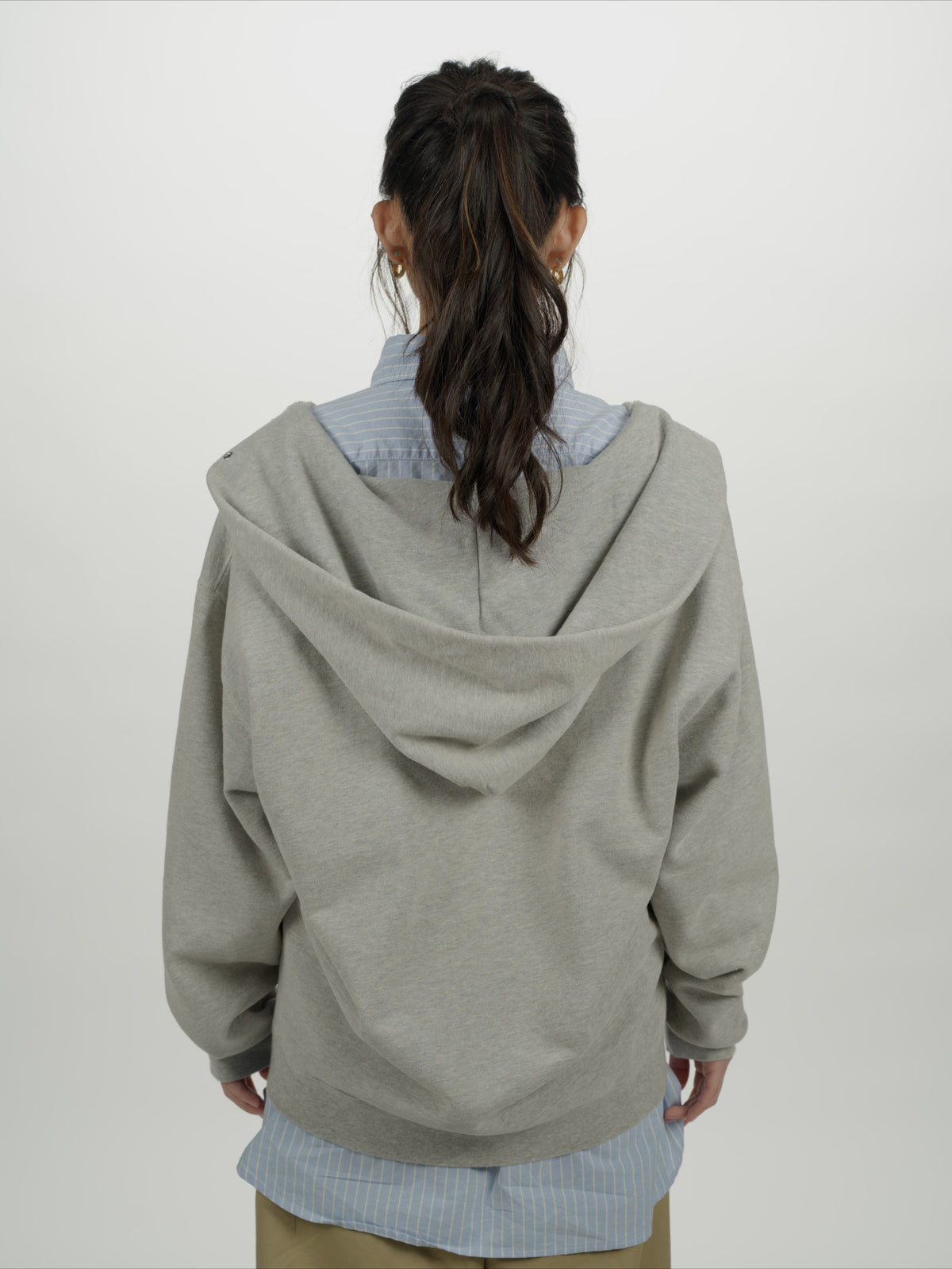 ＜BC#26606＞ Vtg. Cut off Sweat Hoodie