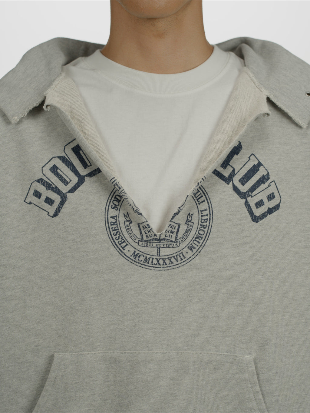 ＜BC#26606＞ Vtg. Cut off Sweat Hoodie