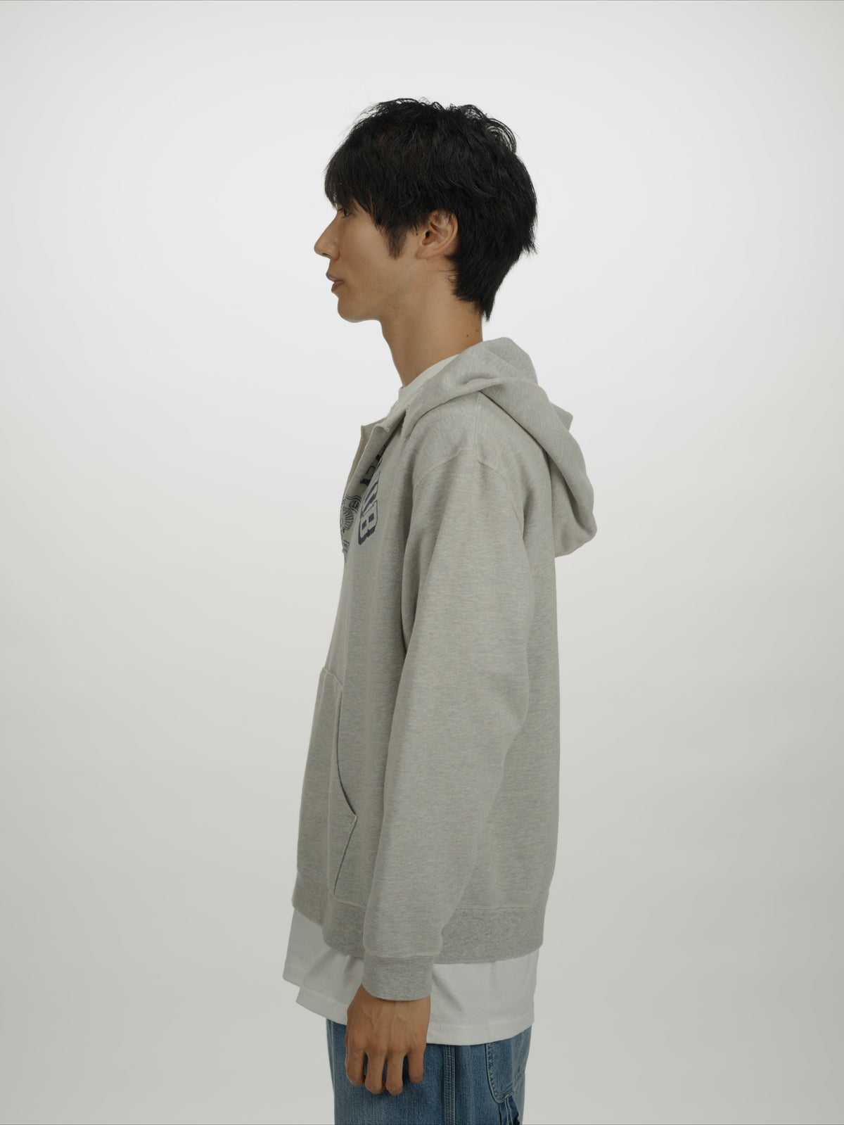 ＜BC#26606＞ Vtg. Cut off Sweat Hoodie