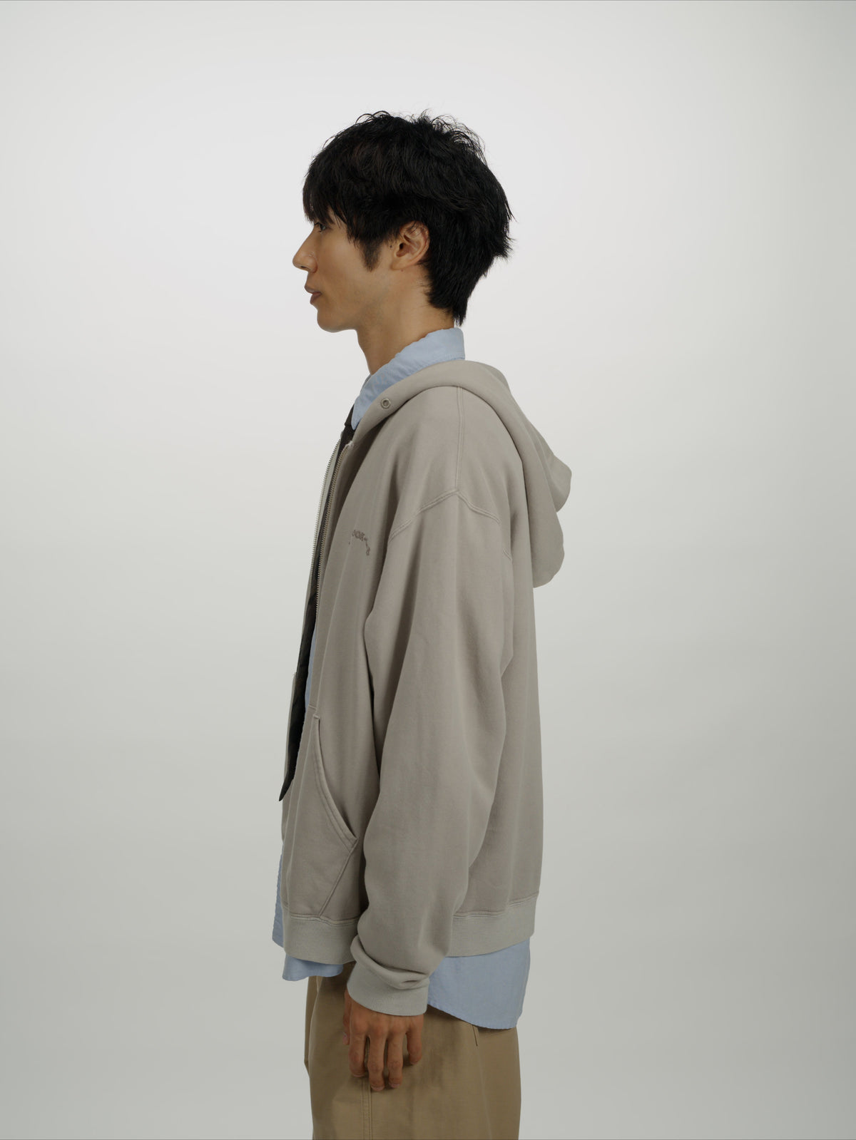 ＜BC#26611＞ Garment Dyed 11oz Sweat Zip Hoodie