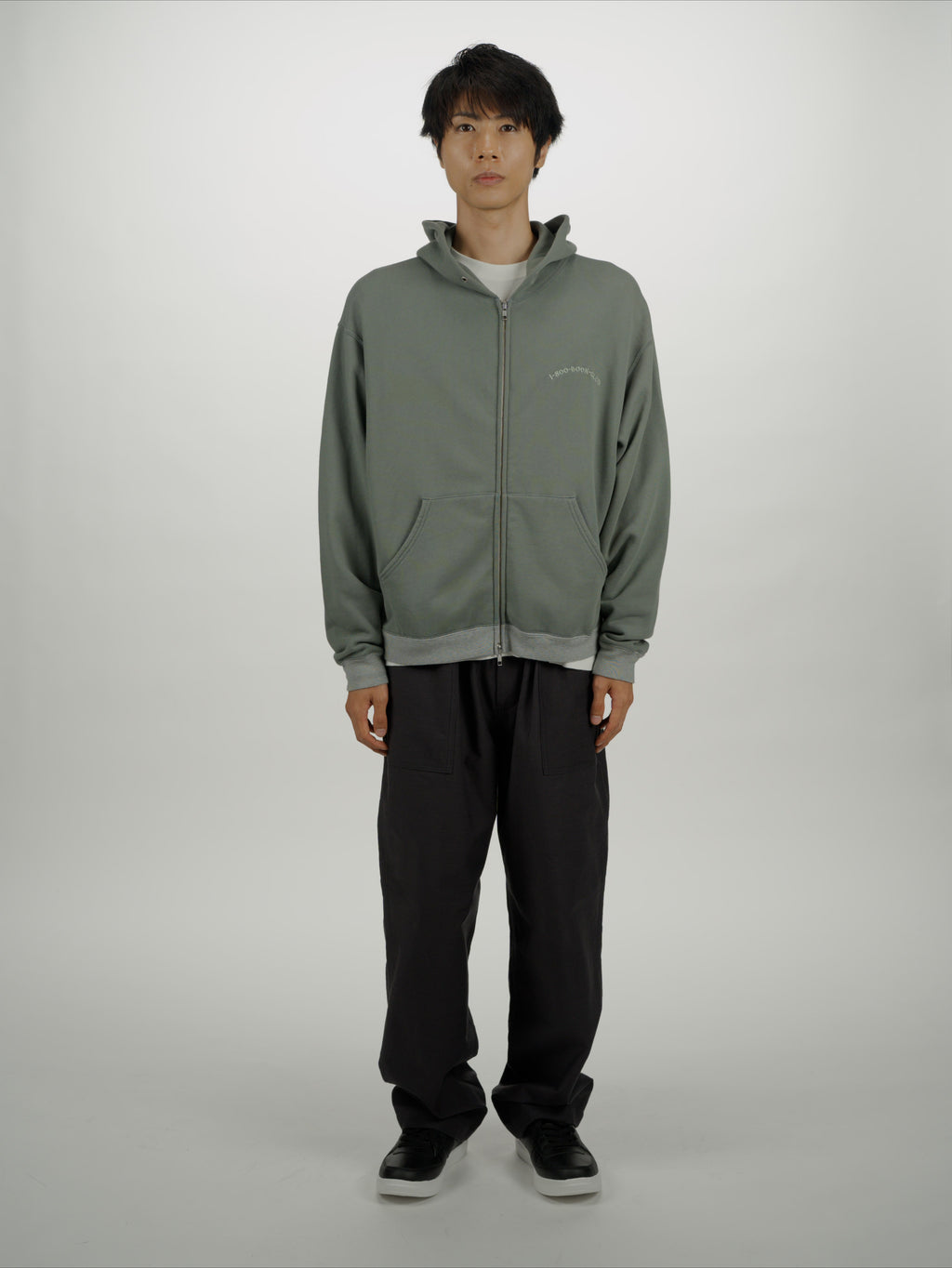 ＜BC#26611＞ Garment Dyed 11oz Sweat Zip Hoodie