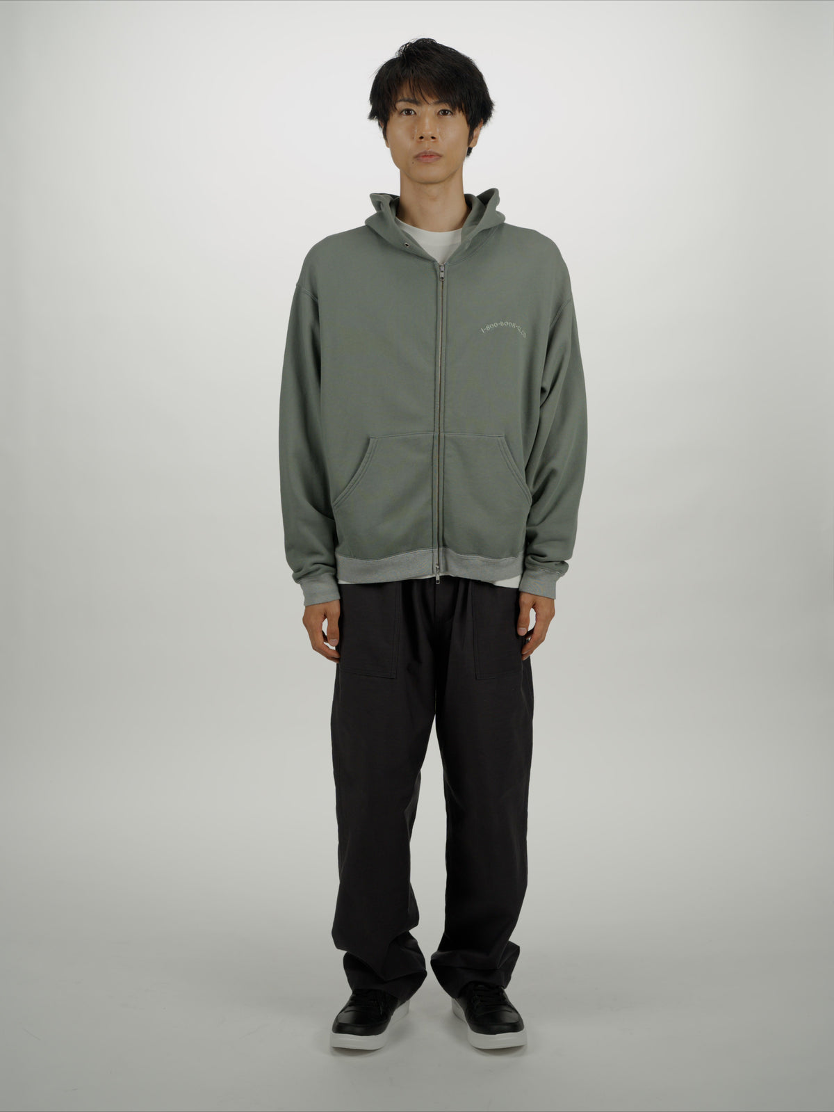 ＜BC#26611＞ Garment Dyed 11oz Sweat Zip Hoodie