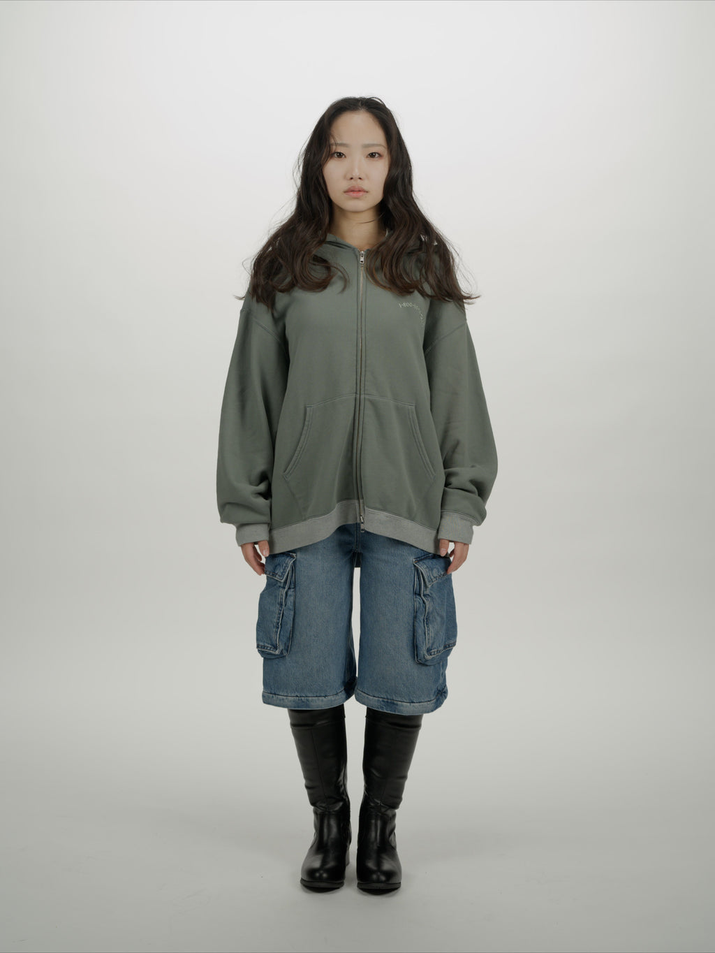 ＜BC#26611＞ Garment Dyed 11oz Sweat Zip Hoodie