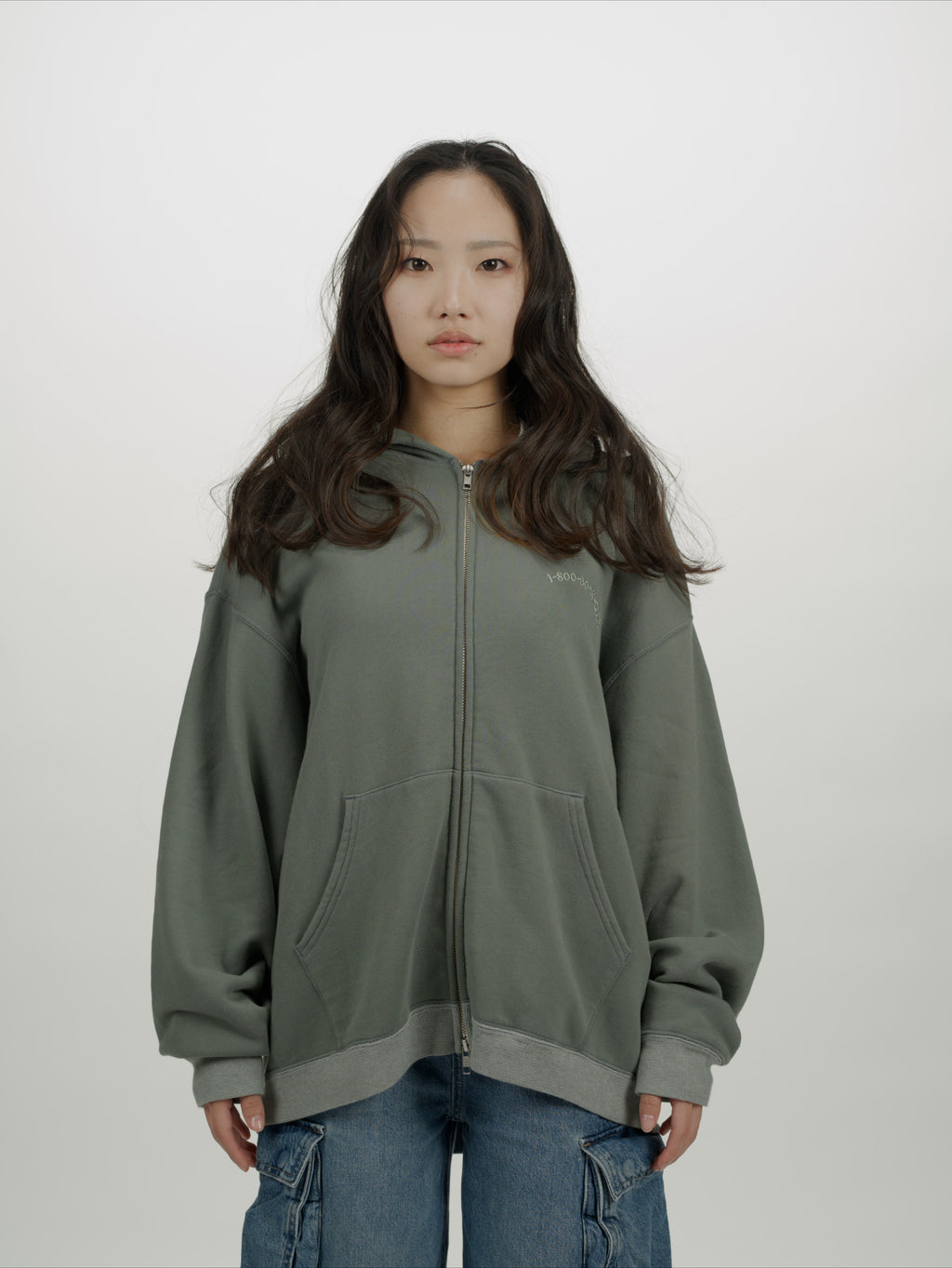 ＜BC#26611＞ Garment Dyed 11oz Sweat Zip Hoodie