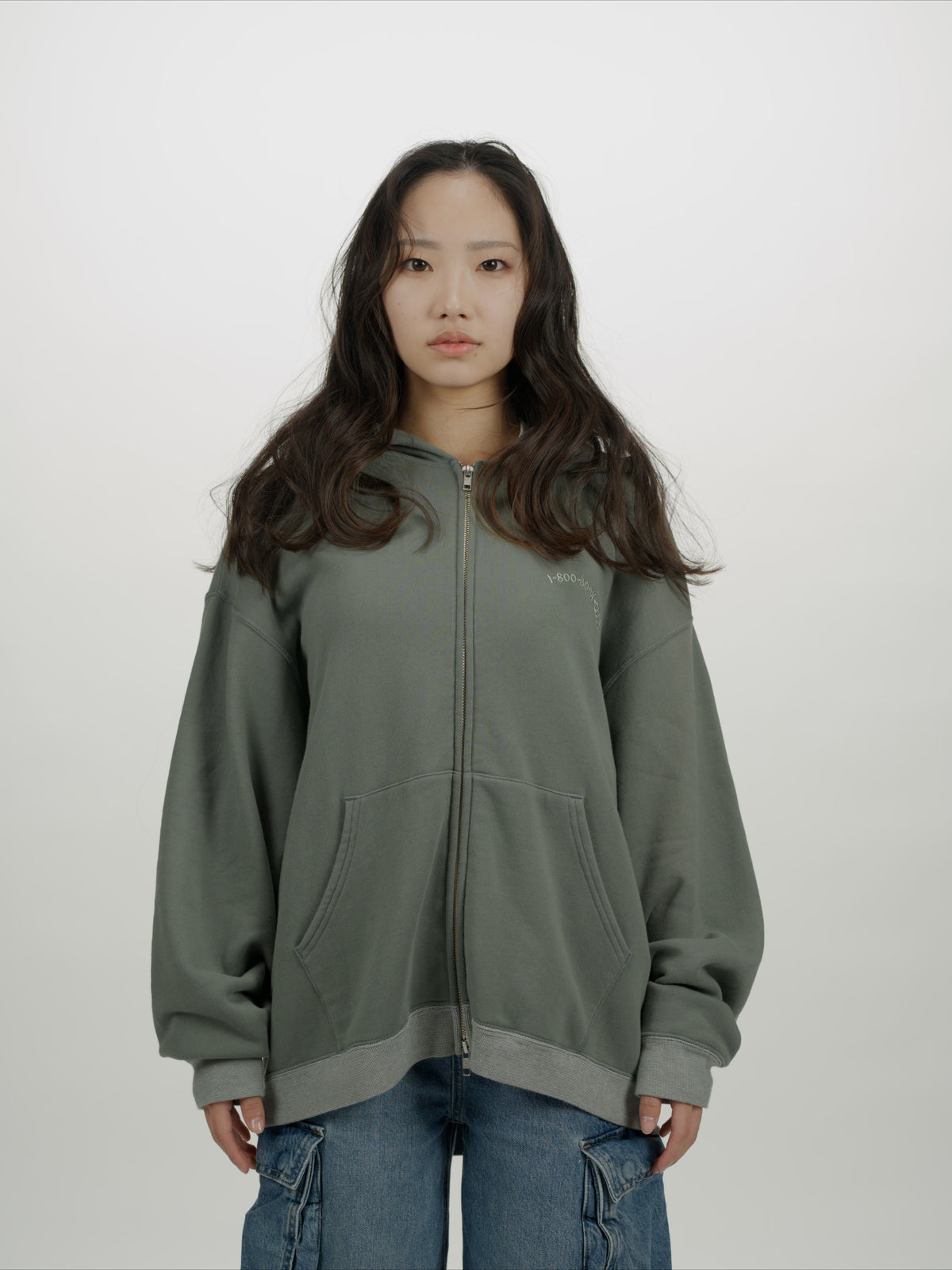 ＜BC#26611＞ Garment Dyed 11oz Sweat Zip Hoodie