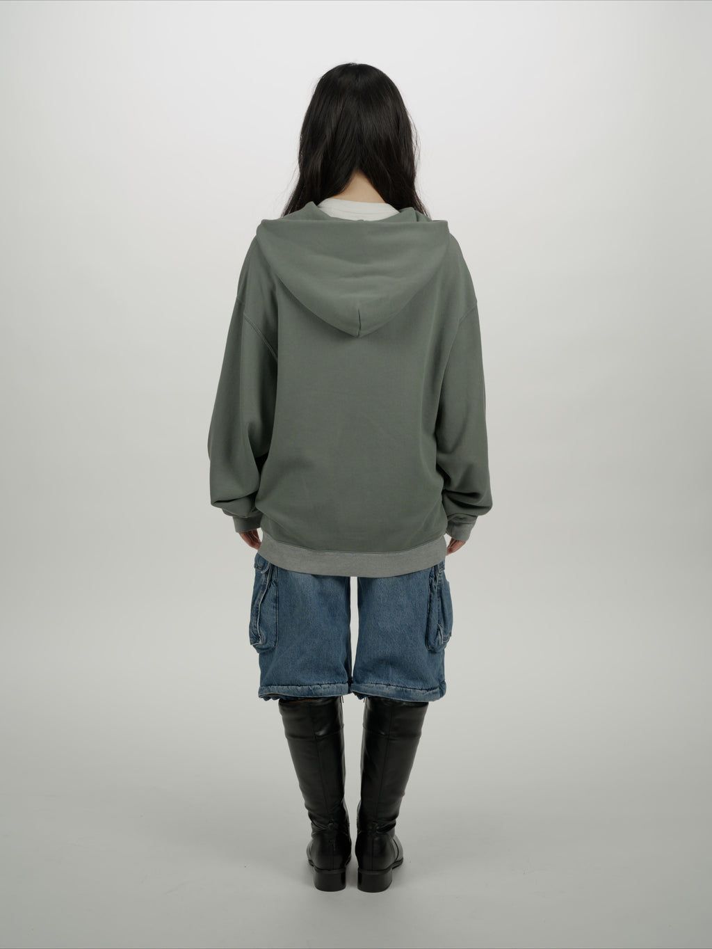 ＜BC#26611＞ Garment Dyed 11oz Sweat Zip Hoodie