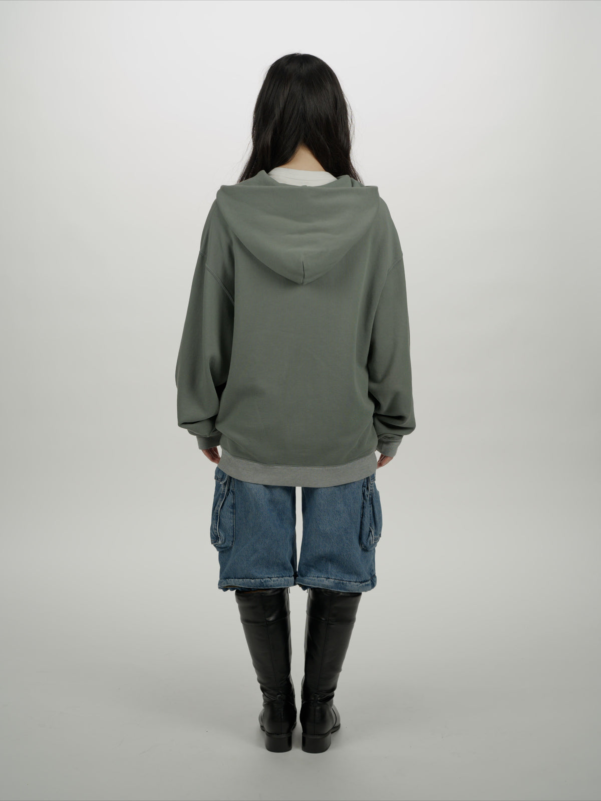 ＜BC#26611＞ Garment Dyed 11oz Sweat Zip Hoodie