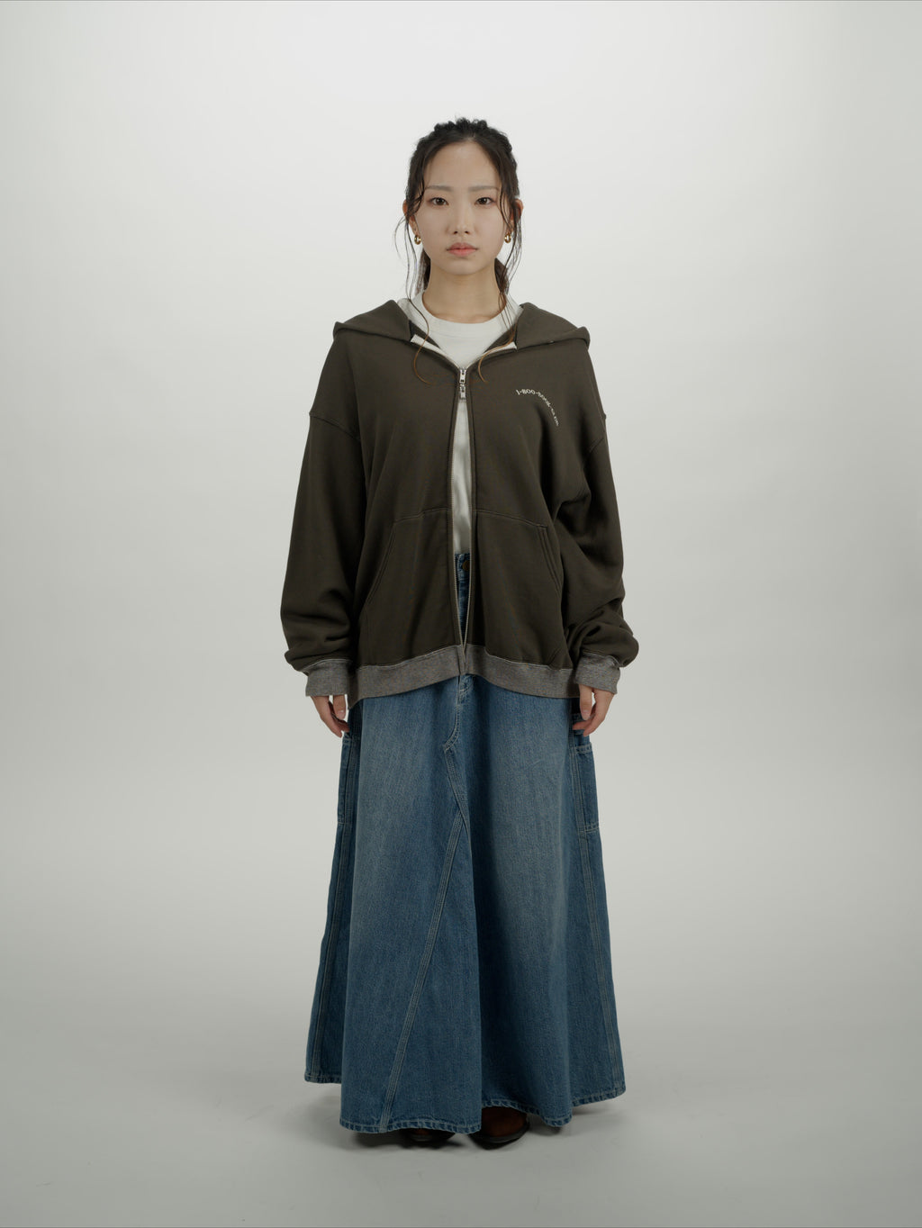 ＜BC#26611＞ Garment Dyed 11oz Sweat Zip Hoodie