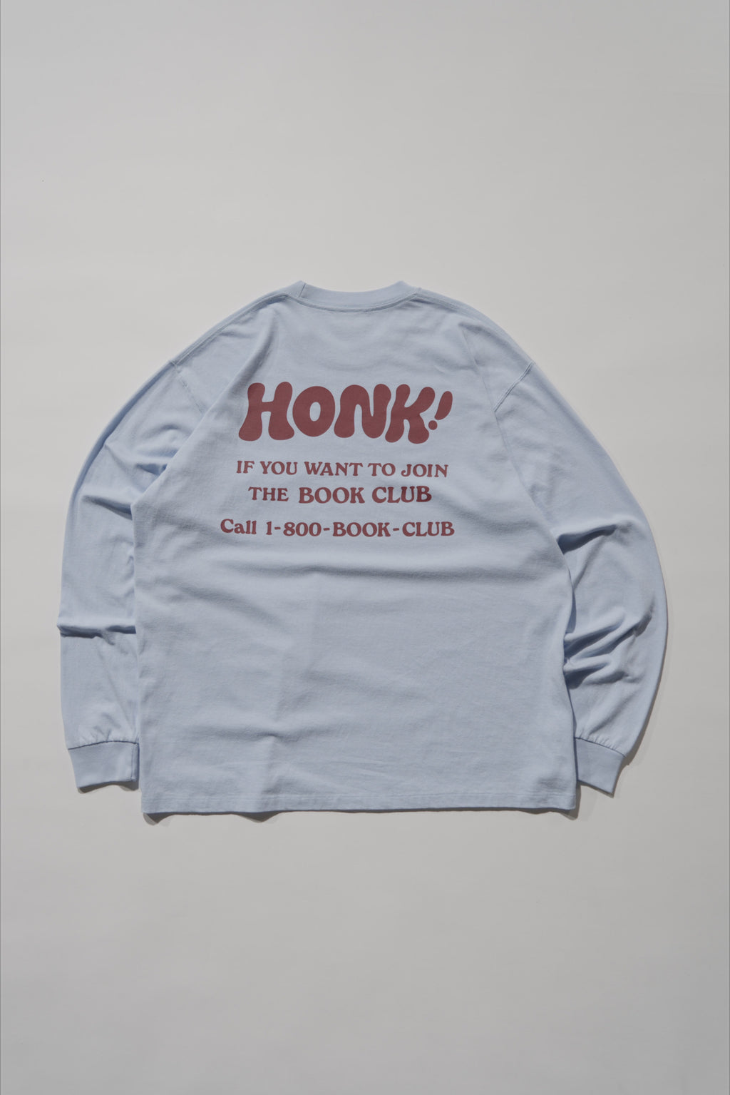 ＜BC#26616＞ 7oz Cotton Jersey Tube L/S Shirt -BOOK CLUB Logo-