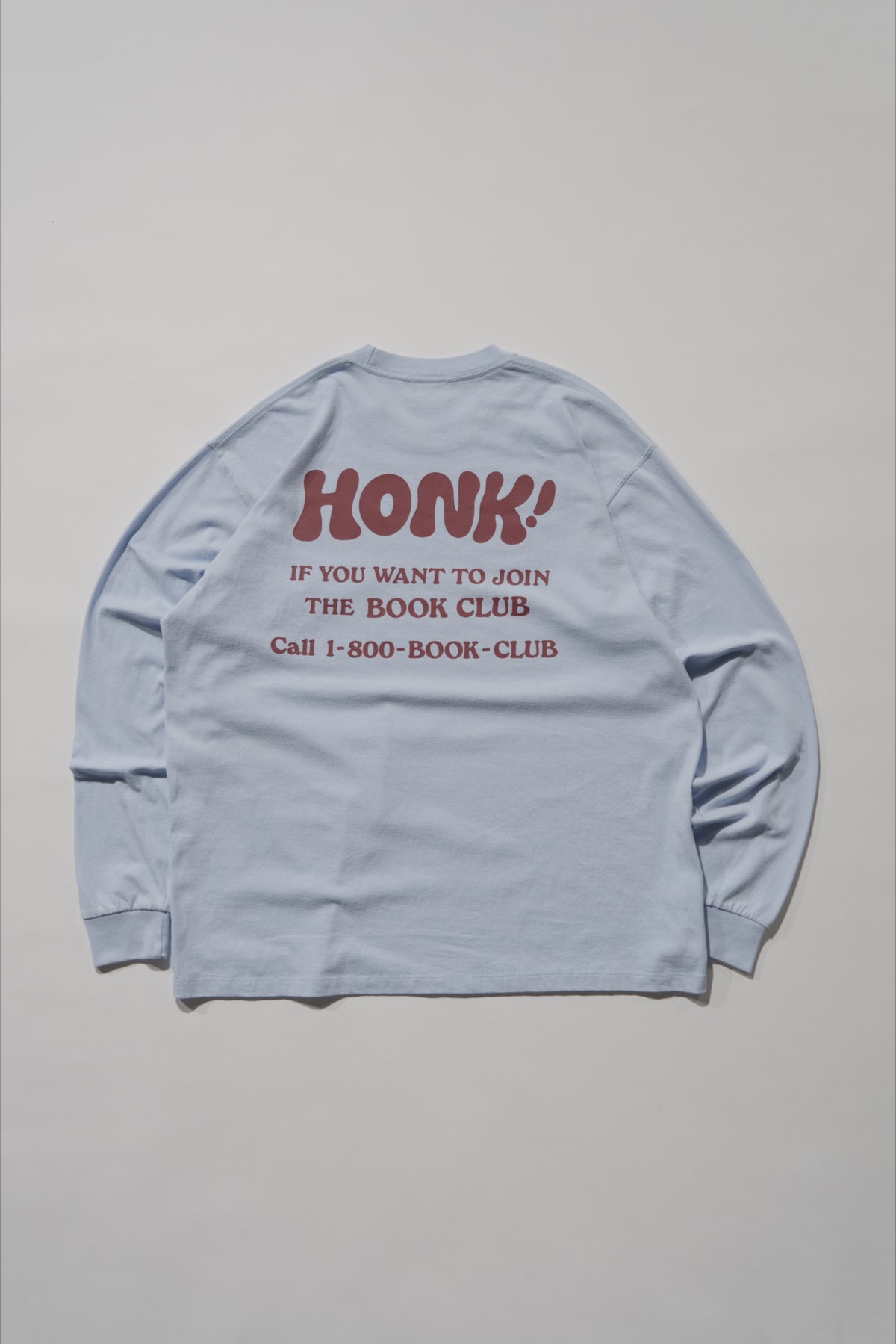 ＜BC#26616＞ 7oz Cotton Jersey Tube L/S Shirt -BOOK CLUB Logo-