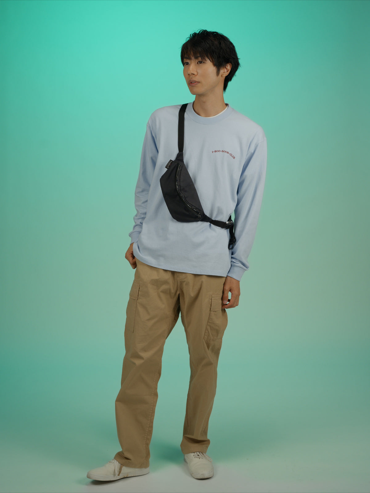 ＜BC#26616＞ 7oz Cotton Jersey Tube L/S Shirt -BOOK CLUB Logo-