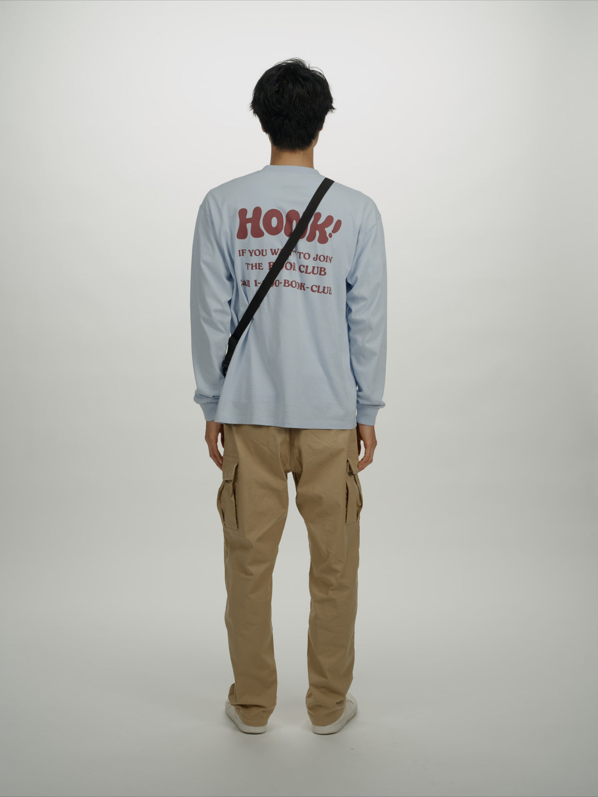 ＜BC#26616＞ 7oz Cotton Jersey Tube L/S Shirt -BOOK CLUB Logo-
