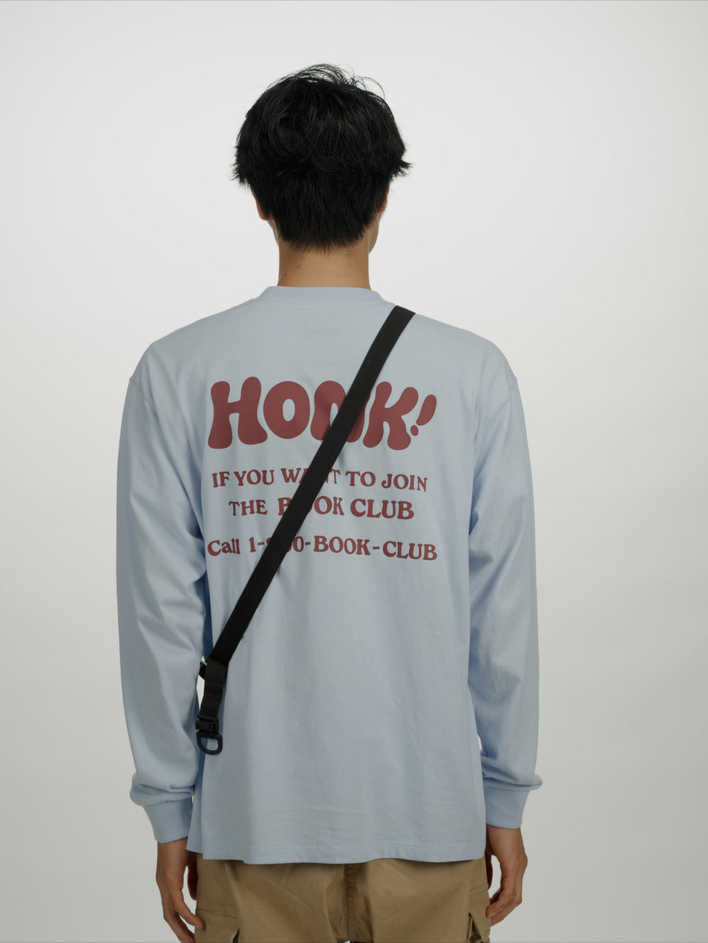 ＜BC#26616＞ 7oz Cotton Jersey Tube L/S Shirt -BOOK CLUB Logo-