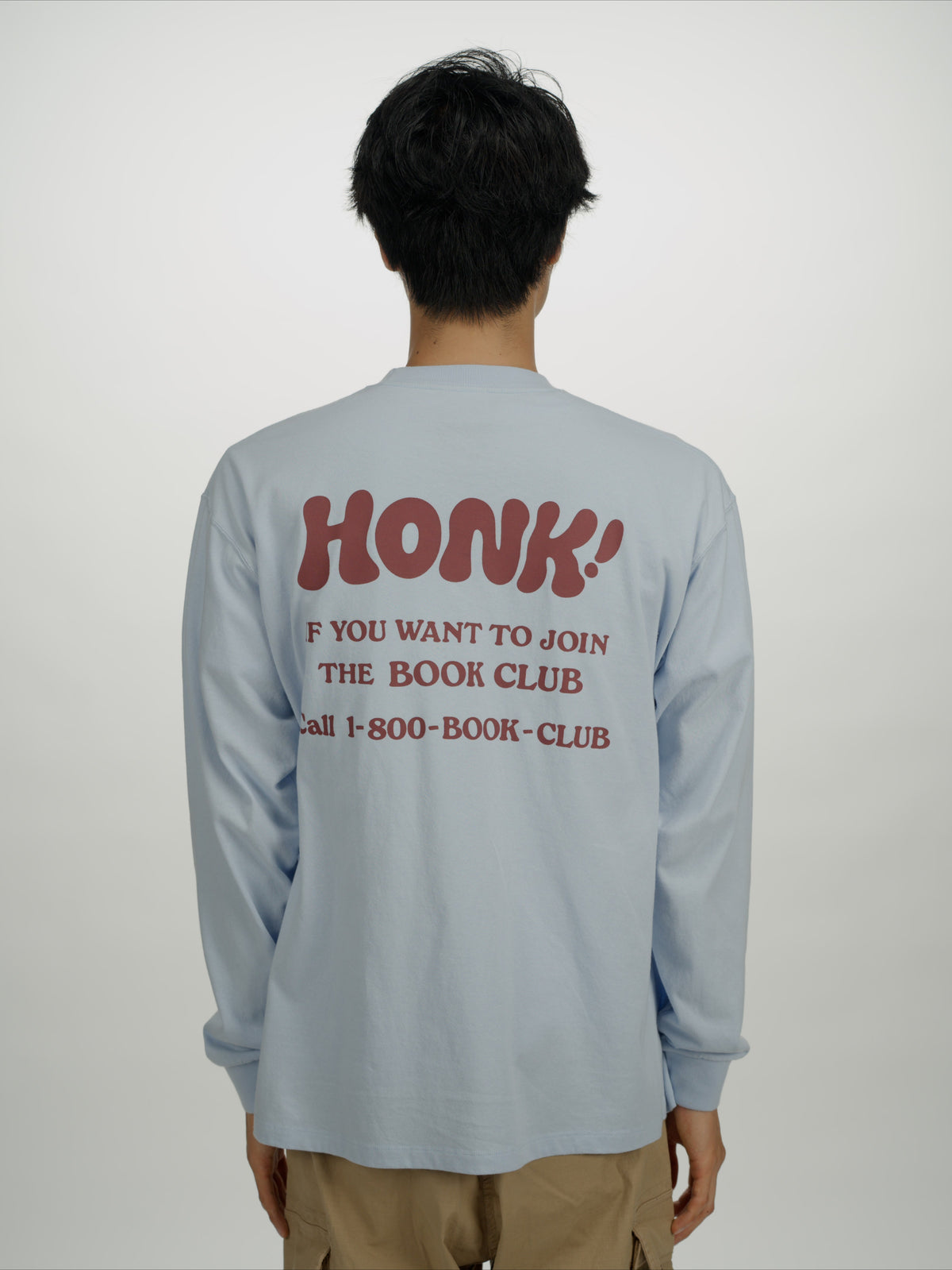 ＜BC#26616＞ 7oz Cotton Jersey Tube L/S Shirt -BOOK CLUB Logo-