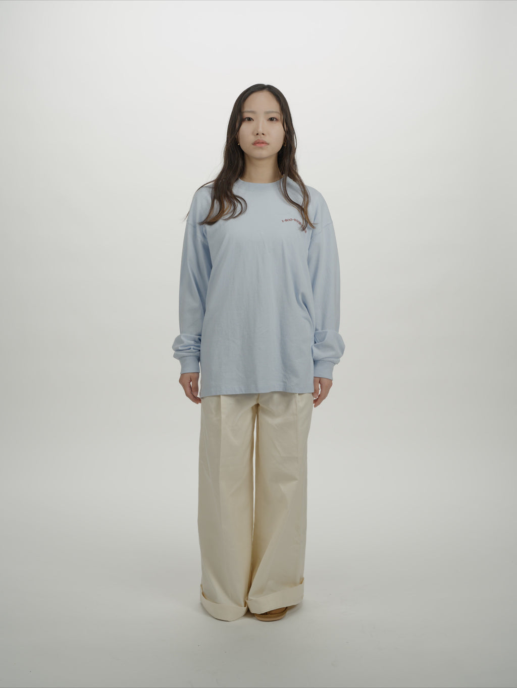 ＜BC#26616＞ 7oz Cotton Jersey Tube L/S Shirt -BOOK CLUB Logo-