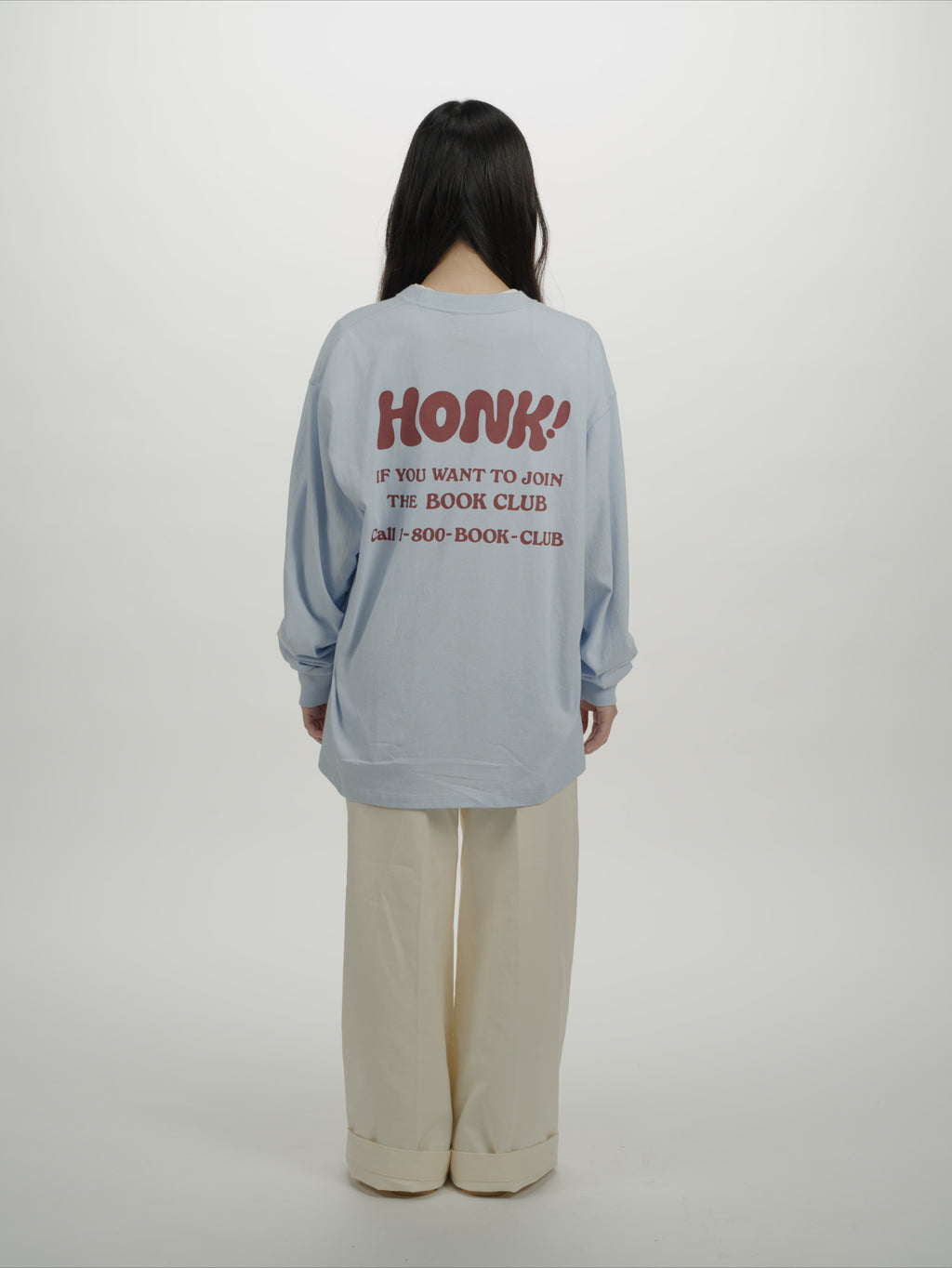 ＜BC#26616＞ 7oz Cotton Jersey Tube L/S Shirt -BOOK CLUB Logo-