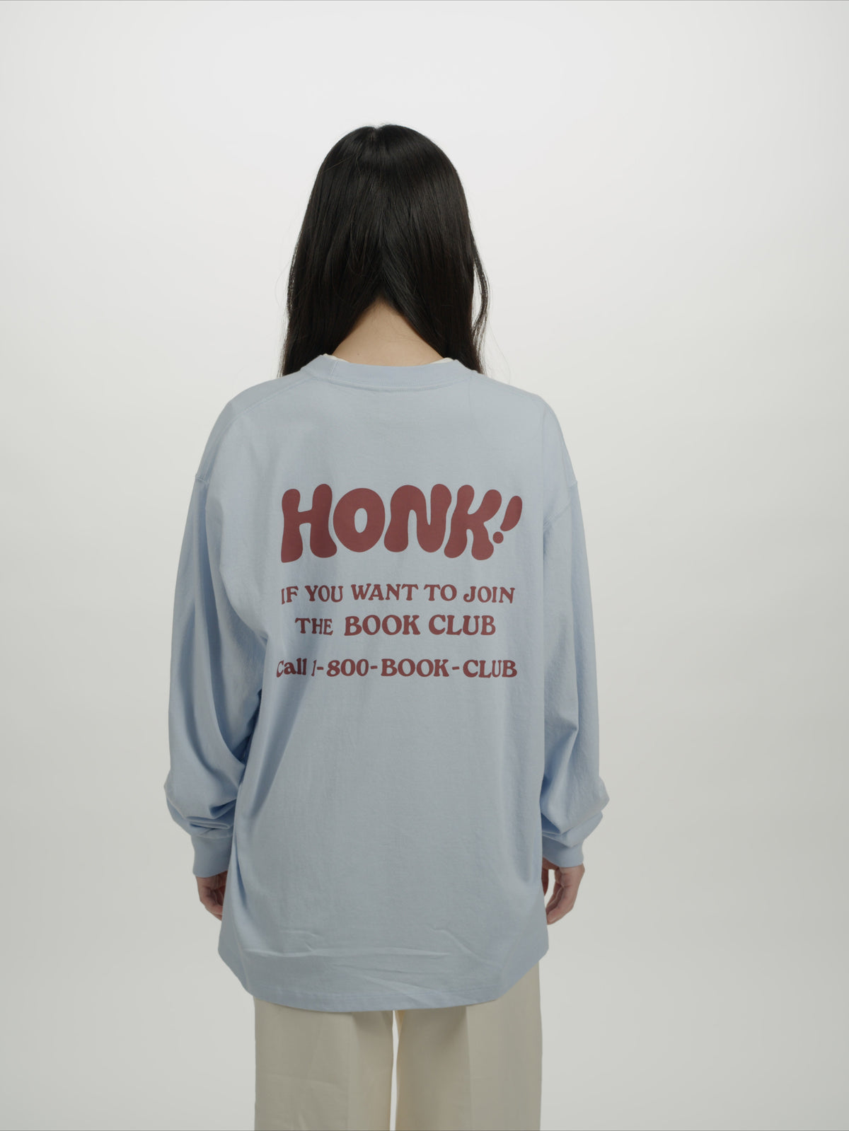 ＜BC#26616＞ 7oz Cotton Jersey Tube L/S Shirt -BOOK CLUB Logo-