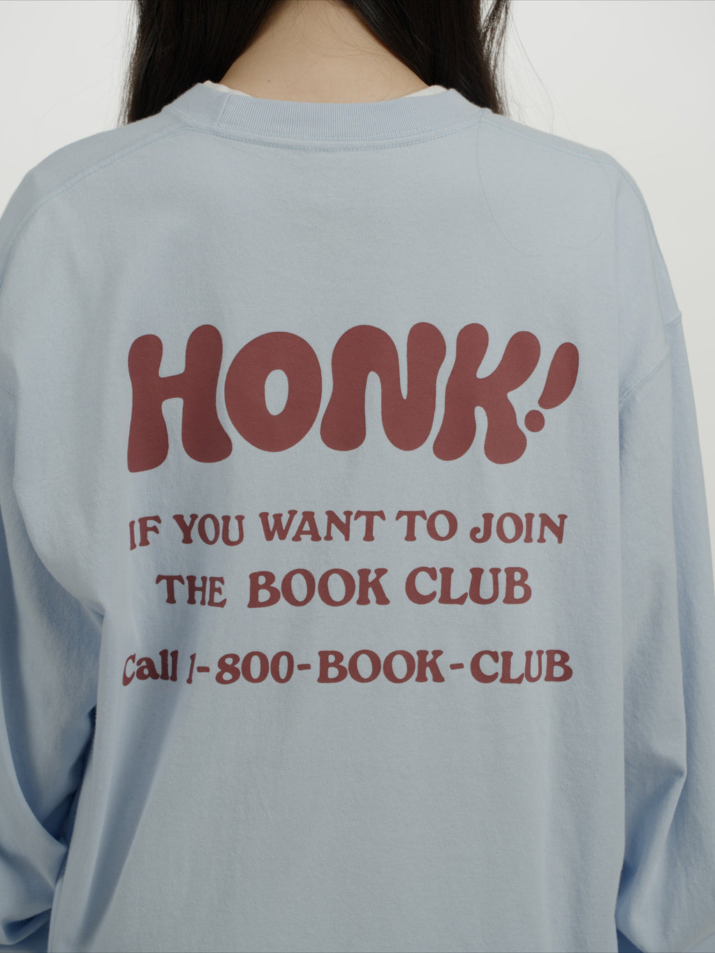 ＜BC#26616＞ 7oz Cotton Jersey Tube L/S Shirt -BOOK CLUB Logo-