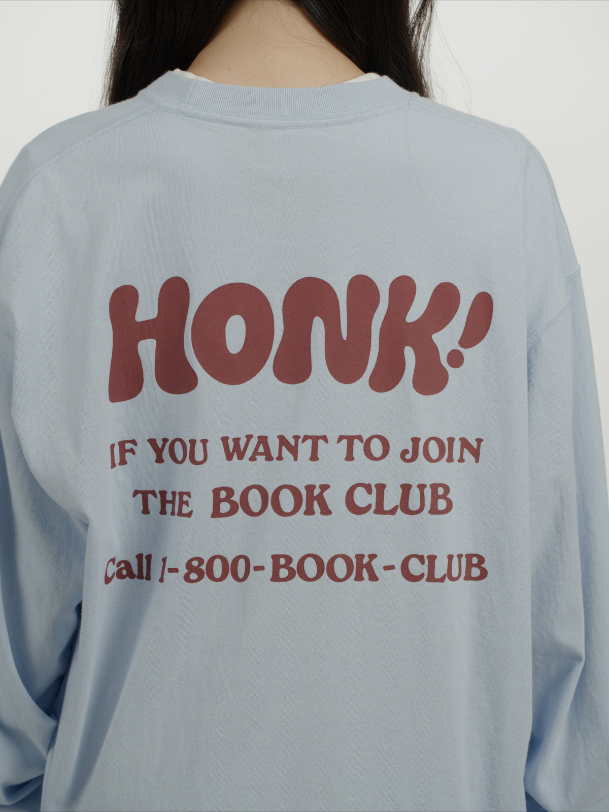 ＜BC#26616＞ 7oz Cotton Jersey Tube L/S Shirt -BOOK CLUB Logo-