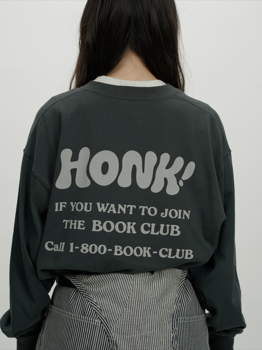 ＜BC#26616＞ 7oz Cotton Jersey Tube L/S Shirt -BOOK CLUB Logo-