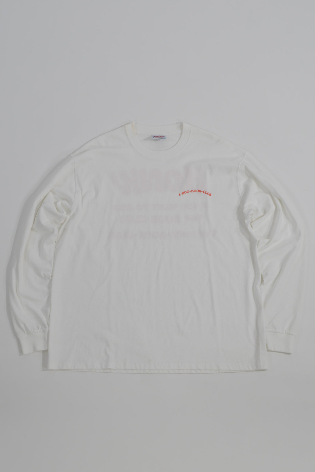＜BC#26616＞ 7oz Cotton Jersey Tube L/S Shirt -BOOK CLUB Logo-
