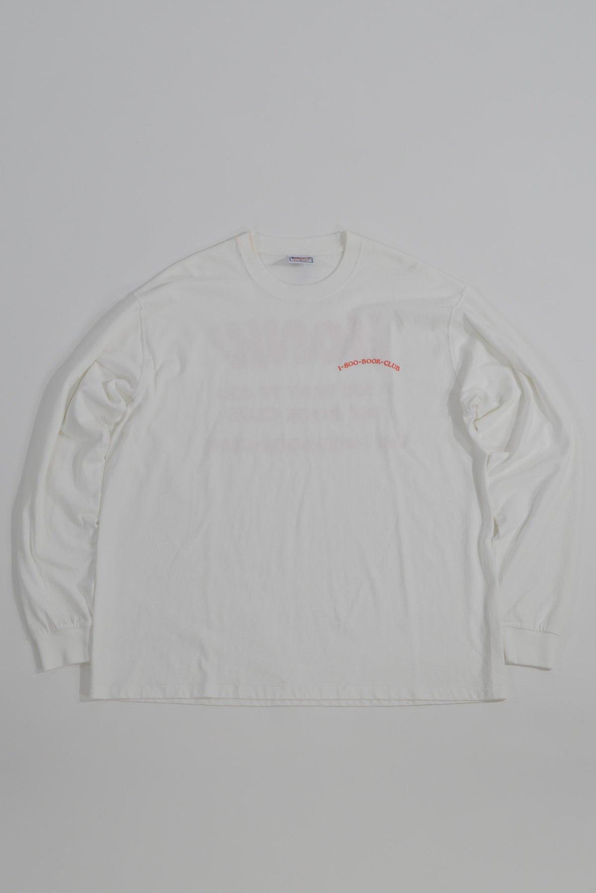 ＜BC#26616＞ 7oz Cotton Jersey Tube L/S Shirt -BOOK CLUB Logo-
