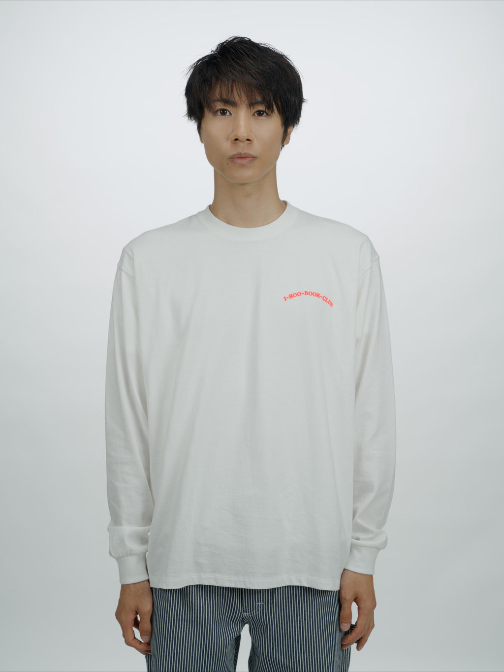 ＜BC#26616＞ 7oz Cotton Jersey Tube L/S Shirt -BOOK CLUB Logo-