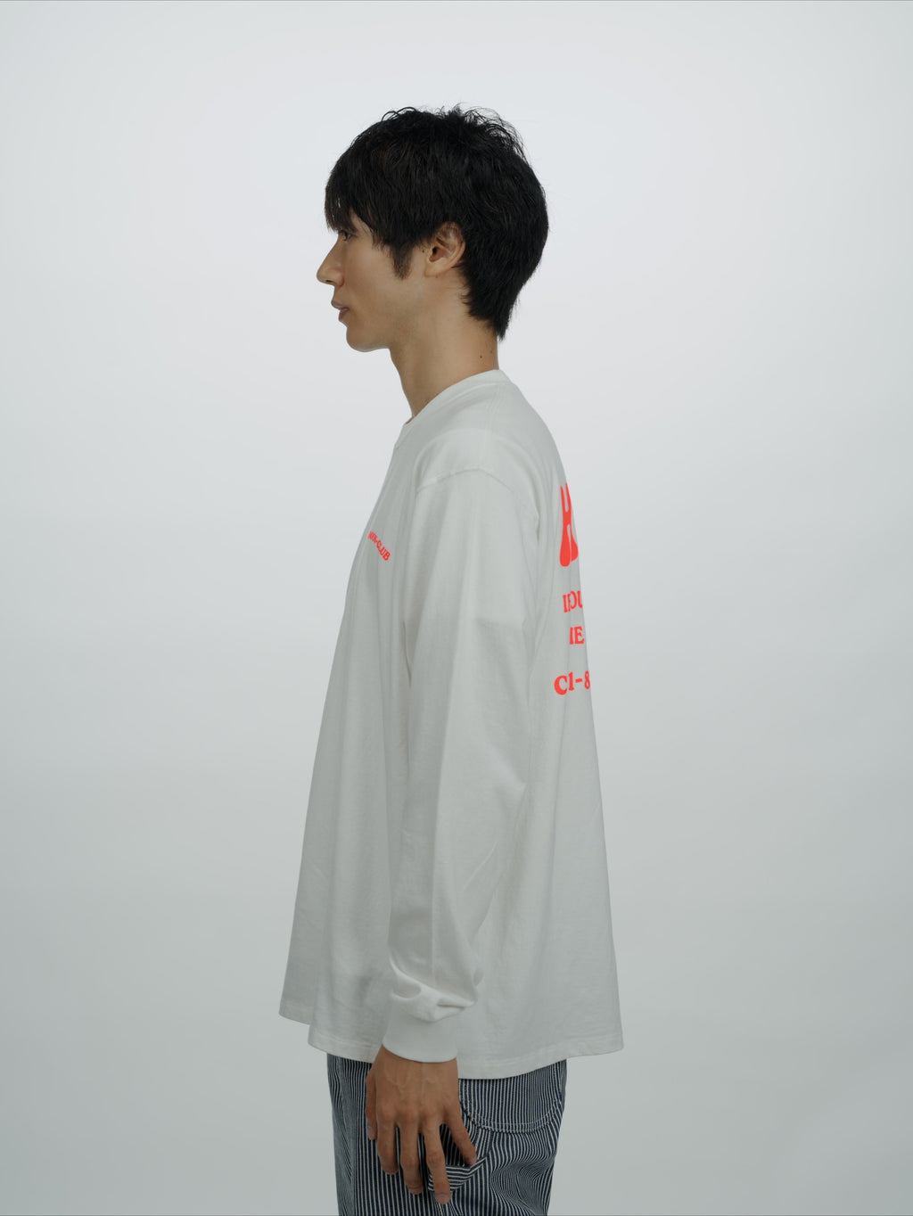 ＜BC#26616＞ 7oz Cotton Jersey Tube L/S Shirt -BOOK CLUB Logo-