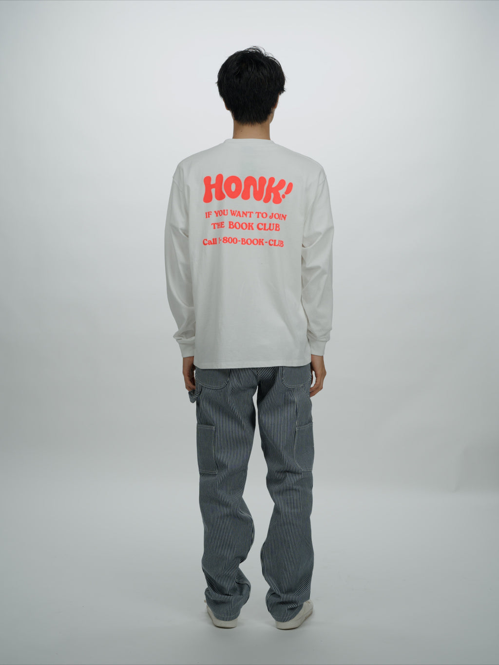 ＜BC#26616＞ 7oz Cotton Jersey Tube L/S Shirt -BOOK CLUB Logo-