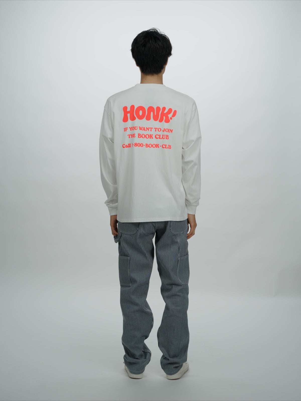 ＜BC#26616＞ 7oz Cotton Jersey Tube L/S Shirt -BOOK CLUB Logo-